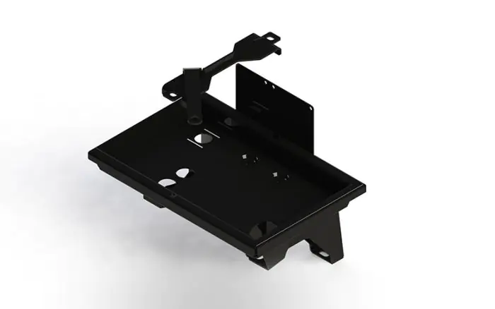 TOYOTA HILUX 7th GEN BATTERY FRAME STEEL BLACK