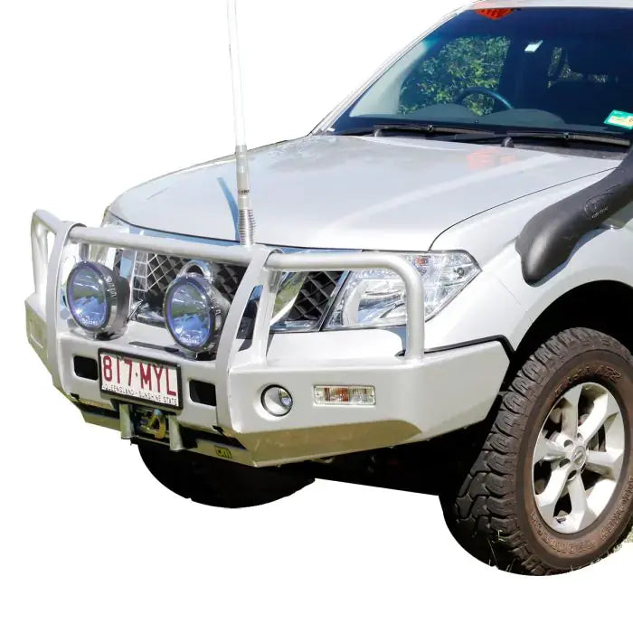 TJM "Outback" Bull Bar Black Steel Suits Nissan Navara & Pathfinder (2010-2015)