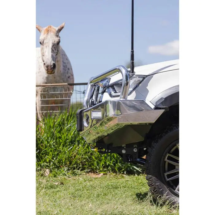 TJM Signature Bull Bar Polished Alloy