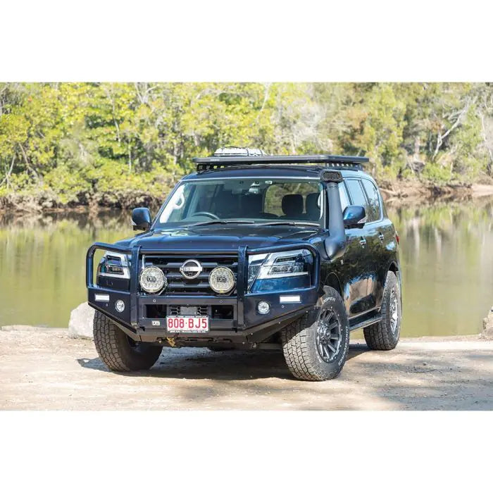 TJM Outback Bull Bar Black Steel