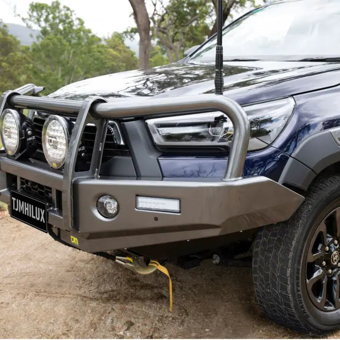 TJM Outback Bull Bar Black Steel