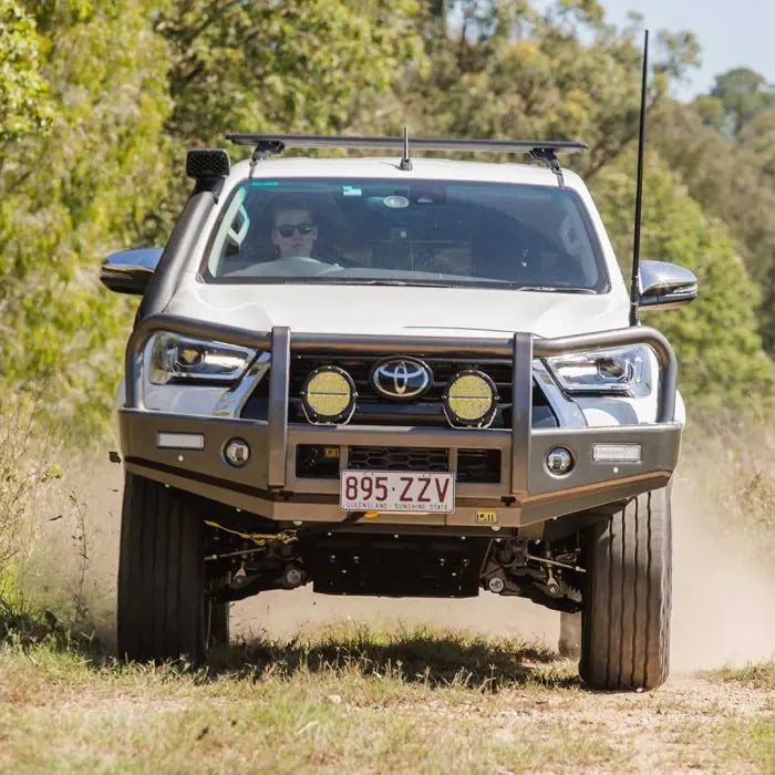 TJM Outback Bull Bar Black Steel