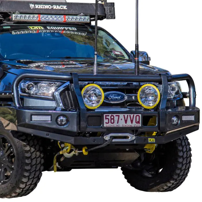TJM Outback Bull Bar Black Steel