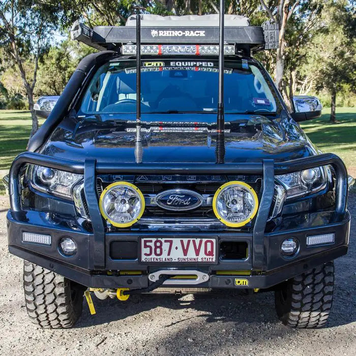 TJM Outback Bull Bar Black Steel