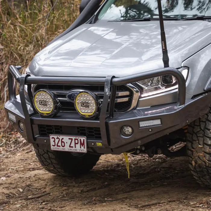 TJM Outback Bull Bar Black Steel