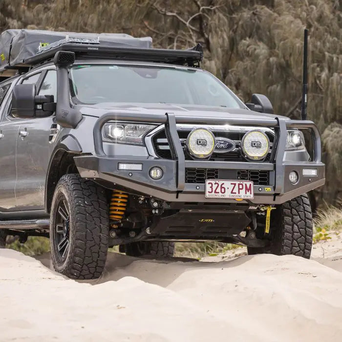 TJM Outback Bull Bar Black Steel