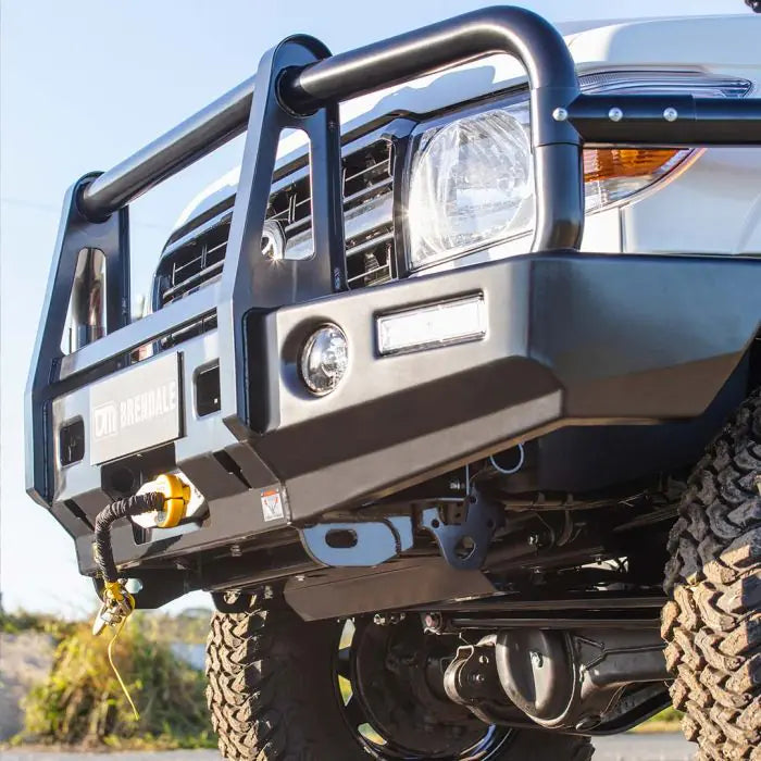TJM Outback Bull Bar Black Steel