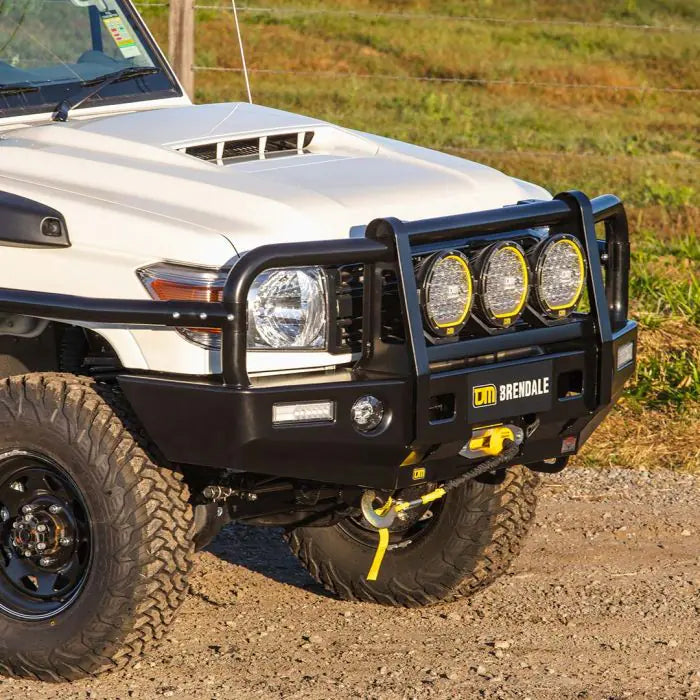 TJM Outback Bull Bar Black Steel