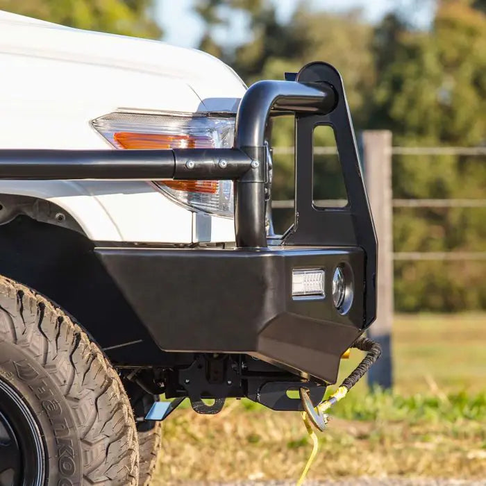 TJM Outback Bull Bar Black Steel