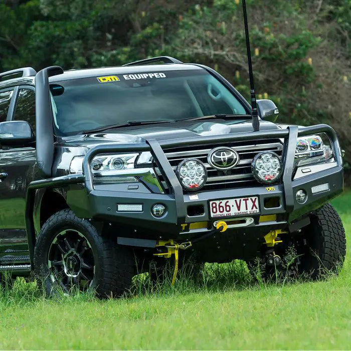 TJM Outback Bull Bar Black Steel