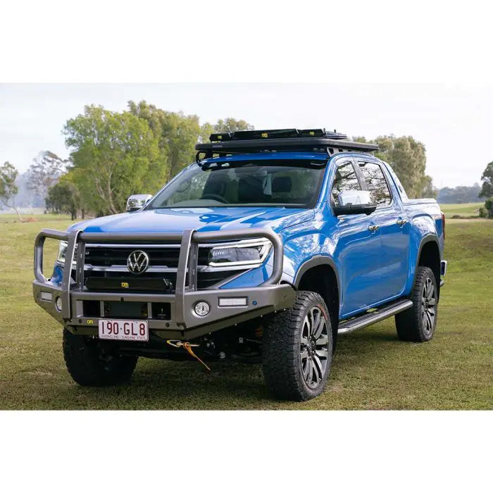 TJM Outback Bull Bar Black Steel