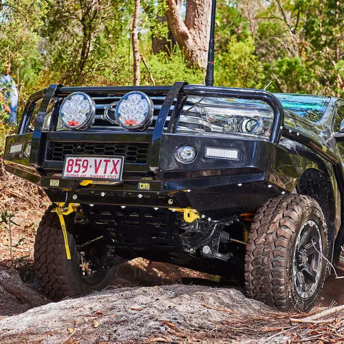 TJM Outback Bull Bar Black Steel