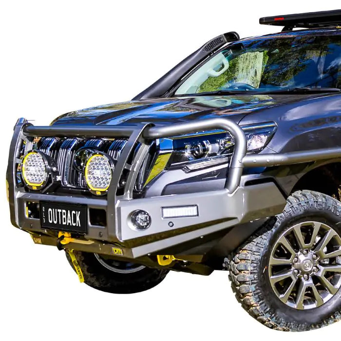 TJM Outback Bull Bar Black Steel