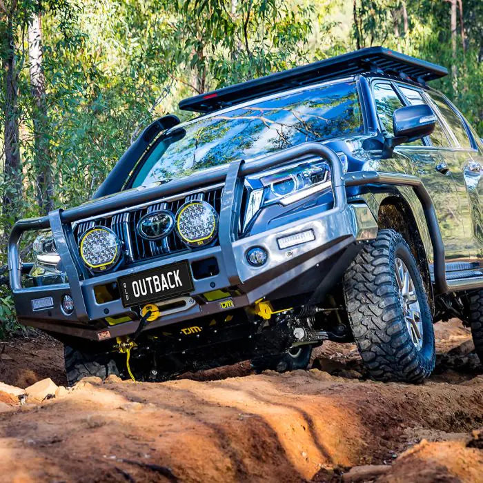 TJM Outback Bull Bar Black Steel