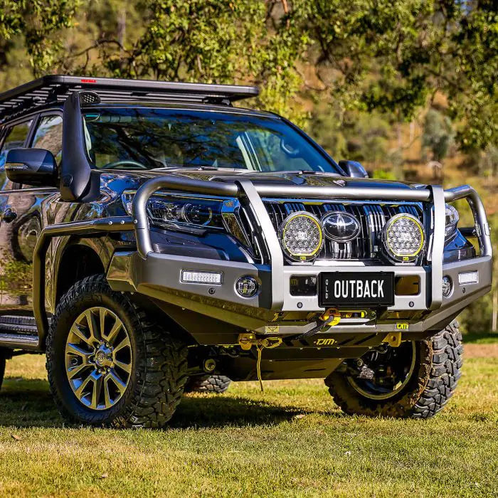 TJM Outback Bull Bar Black Steel
