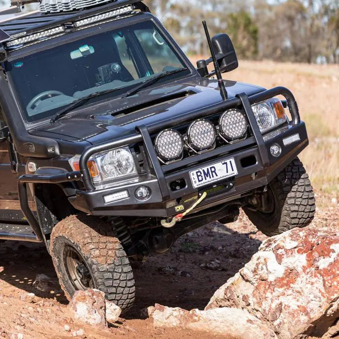 TJM Outback Bull Bar Black Steel