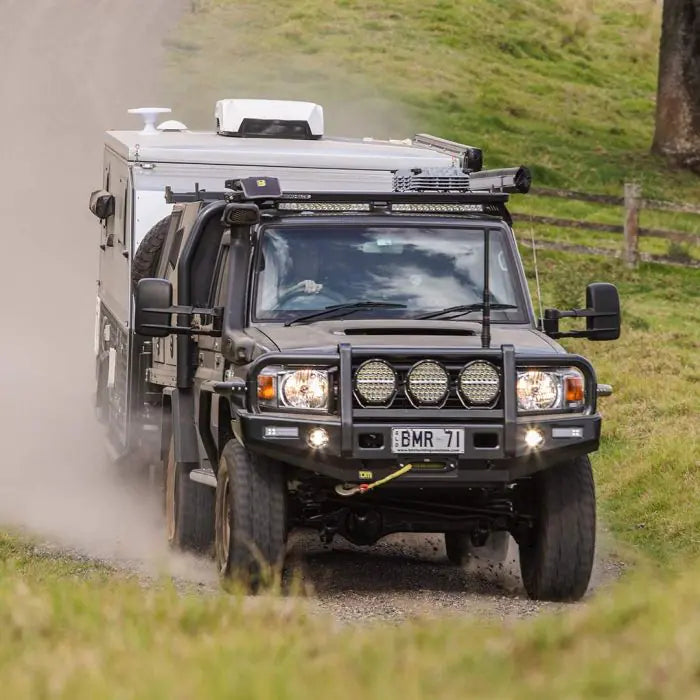 TJM Outback Bull Bar Black Steel