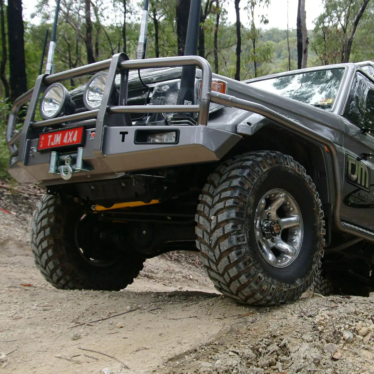TJM Outback Bull Bar Black Steel