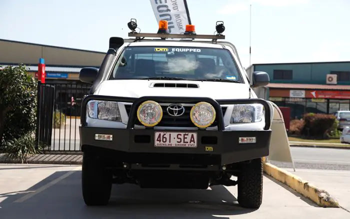 TJM TRADESMAN BULL BAR BLACK STEEL