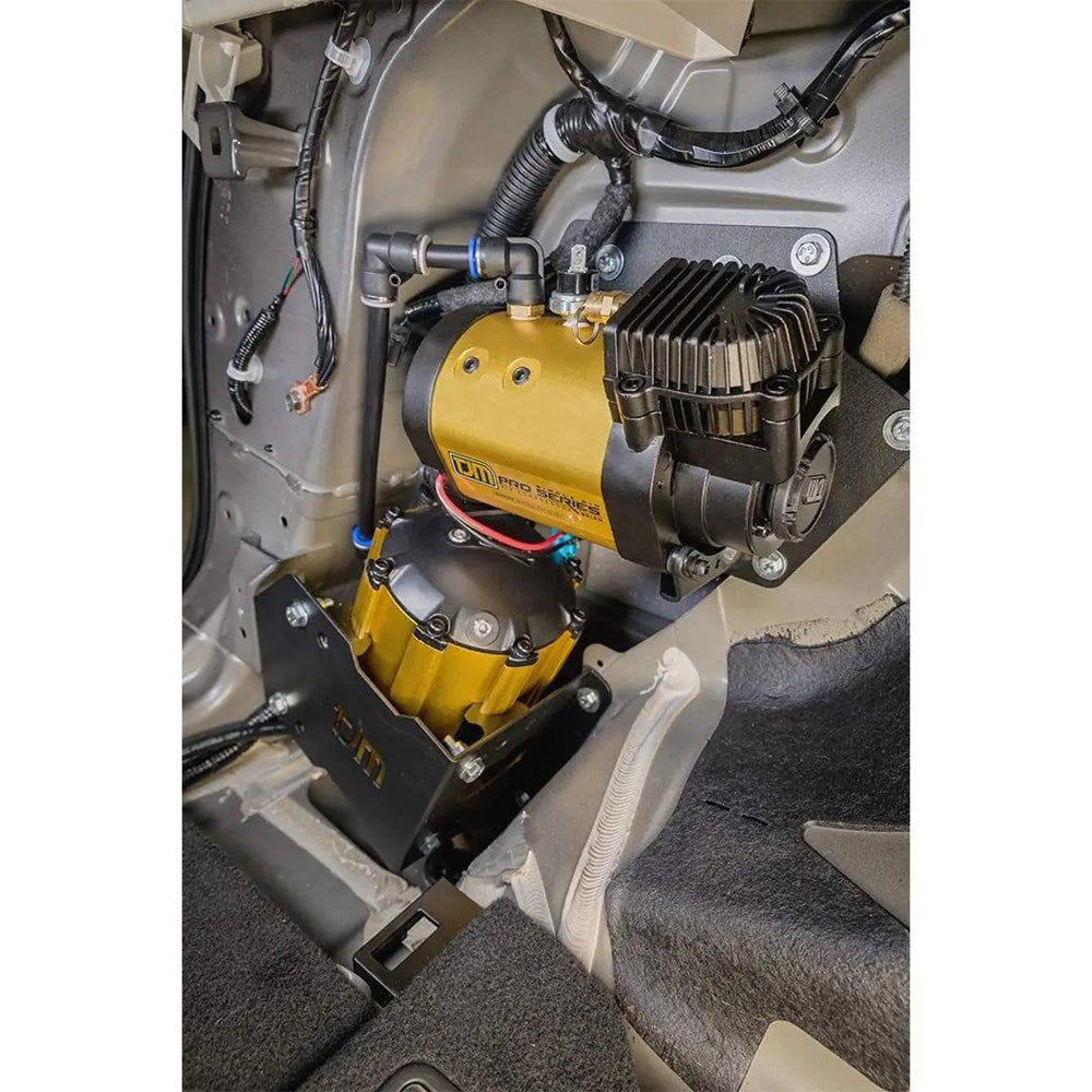 TJM AIR COMPRESSOR BRACKET BLACK STEEL