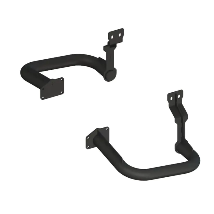 FORD RANGER PY (06/22+) TJM REAR PROTECTION STEP TOWBAR BLACK STEEL