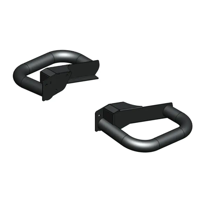 MITSUBISHI TRITON MV / NISSAN NAVARA D27 TJM REAR PROTECTION STEP TOWBAR BLACK STEEL