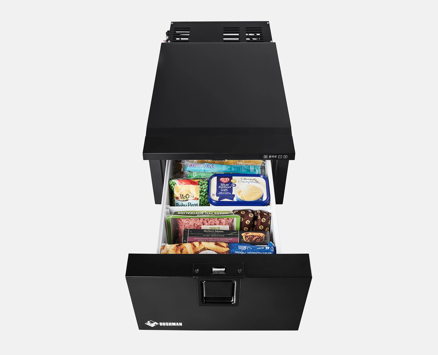 BUSHMAN 30L DRAWER FRIDGE/FREEZER