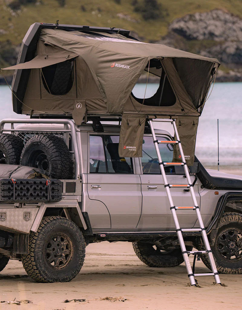 bushbuck roof tent BUSHBUCK ARMOURDILLO ROOFTOP TENT 1.9X2.1m RHS With FREE Annex To Suit – 4x4 And Outdoor