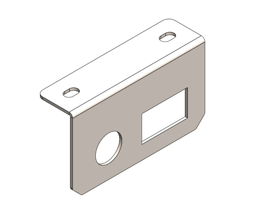 JBA 90 degree AIR OUTLET & SWITCH MOUNTING PLATE