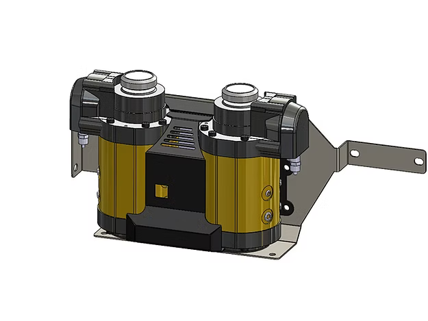 JBA RANGER TWIN COMP IN TUB BRACKET P/S
