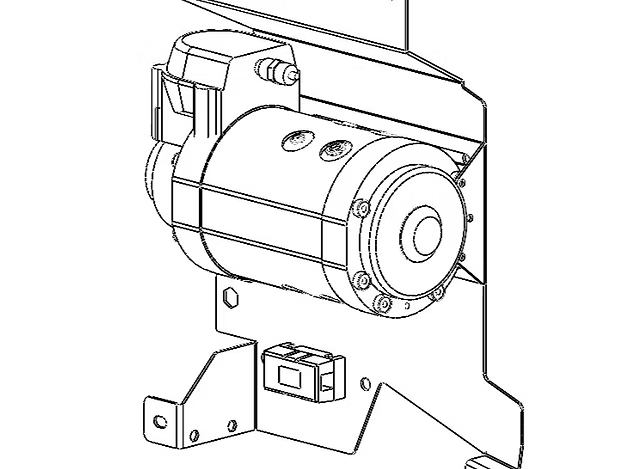 JBA LC200 COMPRESSOR BRACKET KIT