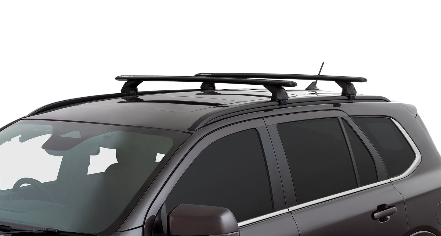 FORD EVEREST ROOF RACKS RHINO VORTEX 2 BAR KIT