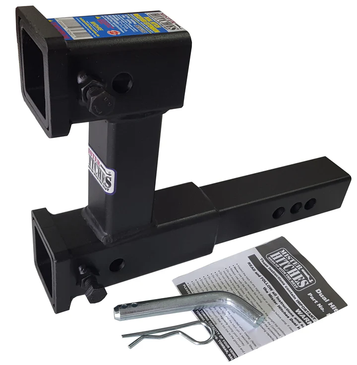 R/SAFE DUAL HITCH RECEIVER EXTENSION
