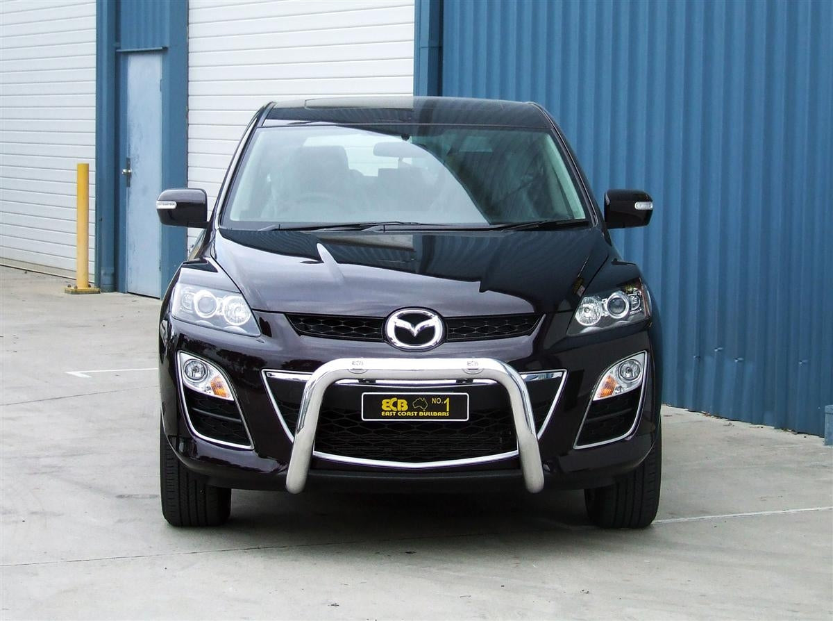 ECB Nudge Bar To Suit Mazda CX-7 (11/2009 to 2012) Black Ripple Powder Coat Finish