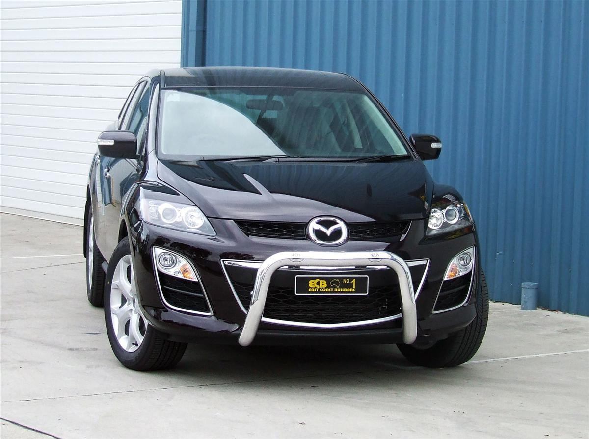 ECB Nudge Bar To Suit Mazda CX-7 (11/2009 to 2012) Black Ripple Powder Coat Finish