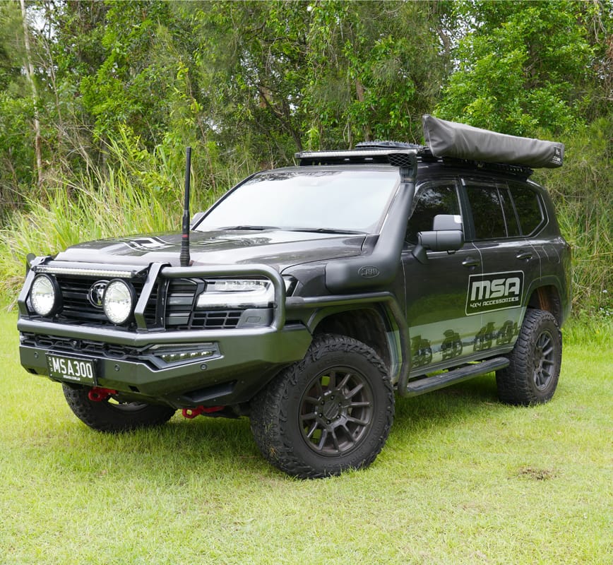 TOYOTA LANDCRUISER 300 Series VX (2025+)-MSA TOWING MIRRORS (BLACK)