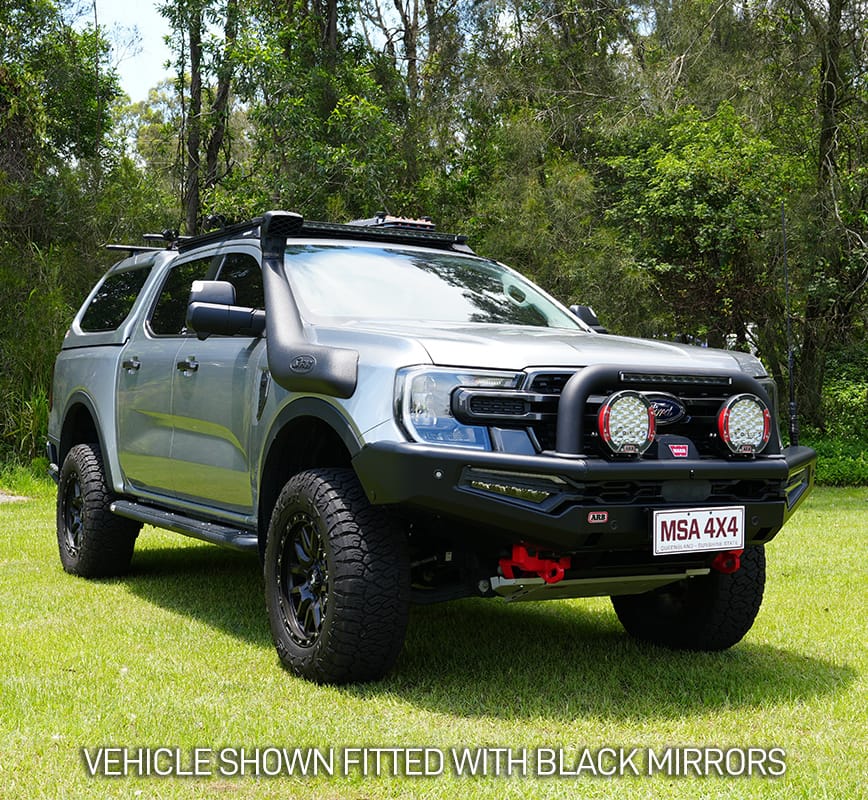 MSA POWERFOLD MIRRORS RANGER/EVER BLACK