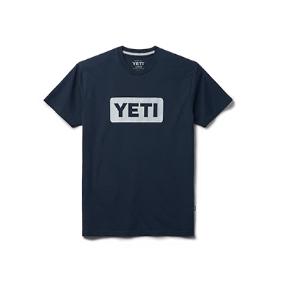 YETI SHORT SLEEVE T-SHIRT NAVY SMALL