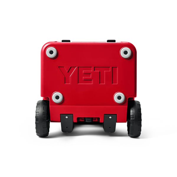 YETI ROADIE 48 WHEELED HARD COOLER RESCUE RED