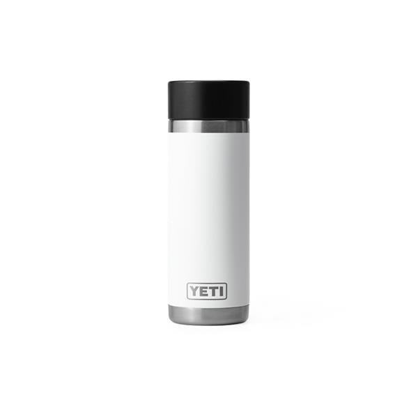 YETI RAMBLER 18OZ BOTTLE HOTSHOT WHITE