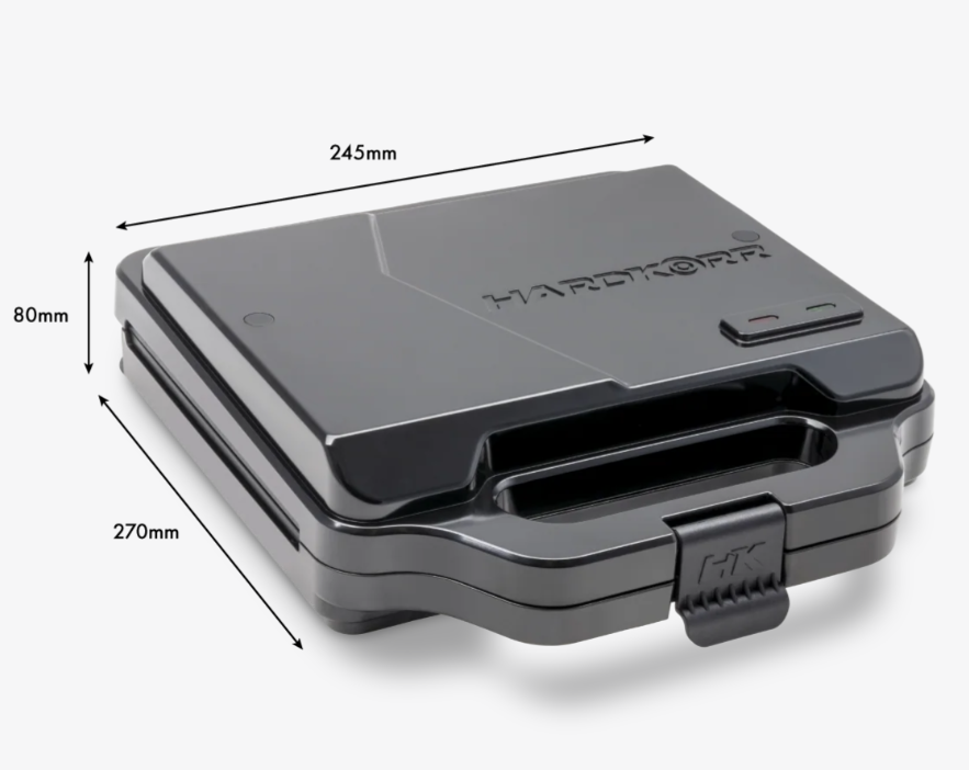 HARDKORR 12V SANDWICH PRESS WITH GRILL PLATE