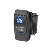 Narva Sealed Rocker Switch - Backup Lights (blue)