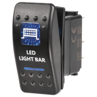 Narva Rocker Switch - LED Light Bar (blue)
