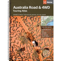 Hema Australia Road & 4WD Touring Atlas - 224 Pages
