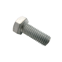 M10 x 45mm Hex Set Screw (Galvanised) (4 Pack)