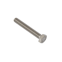 M6 X 40mm Hex Set Screw (Stainless Steel) (6 Pack)