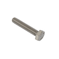 M6 X 30mm Hex Set Screw (Stainless Steel) (6 Pack)
