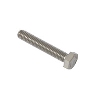 M6 X 35mm Hex Set Screw (Stainless Steel) (6 Pack)
