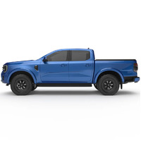 Ford Ranger Next Gen "Wild Track" ABS Fender Flares - Smooth Matte Black Finish