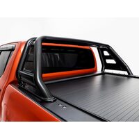 A Deck Rugged X - GENUINE SPORTS BARS Electric Roll R Cover Series 3 - Dual Cab Toyota Hilux (2015+)